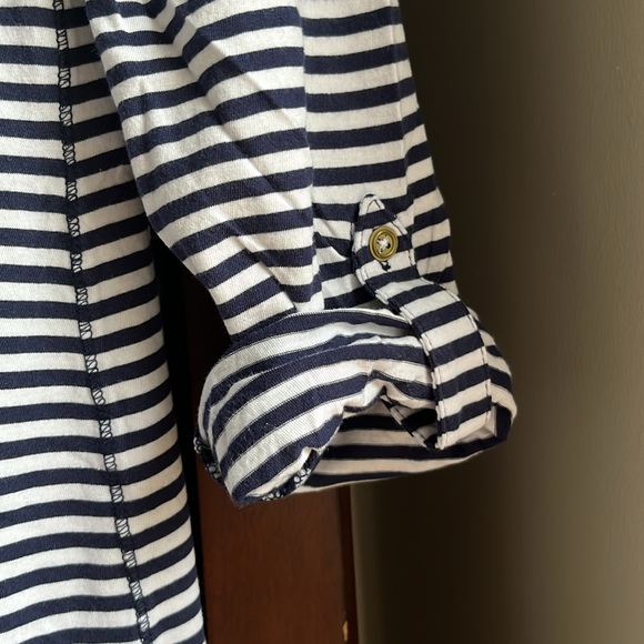 H&M Striped Henley Maternity Top - Picture 6 of 9